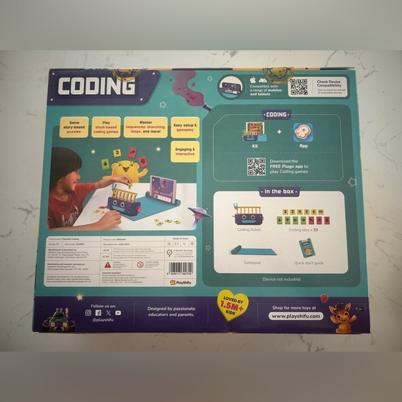 PlayShifu Plugo Coding Kit – STEM Toy for Kids | Interactive Games & Puzzles-NIB - Picture 2 of 7